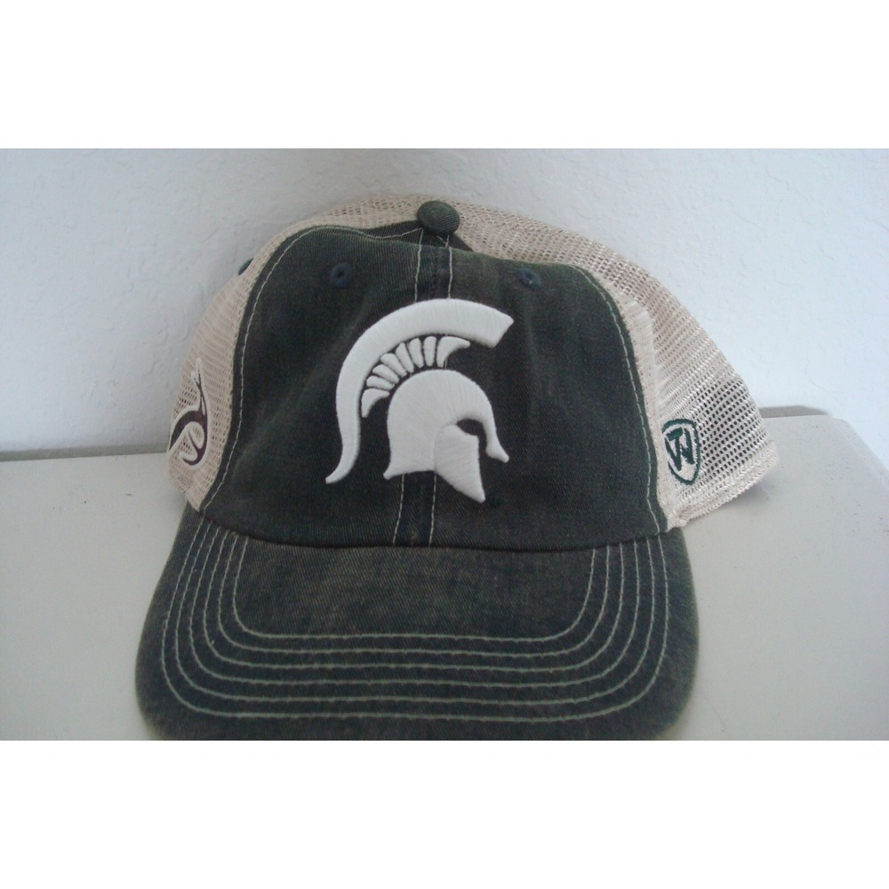 MICHIGAN STATE SPARTANS   SNAPBACK  DEADSTOCK HAT CAP VINTAGE D2‎